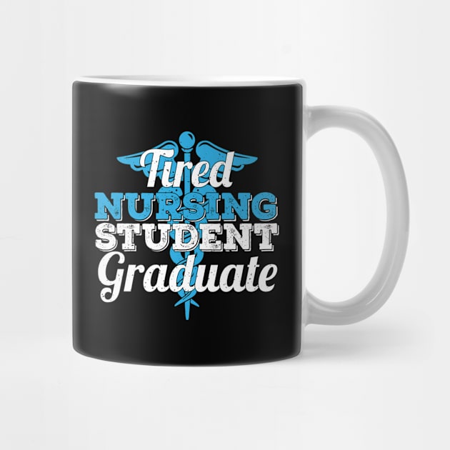 Tired Nursing Student Graduate by EdifyEra